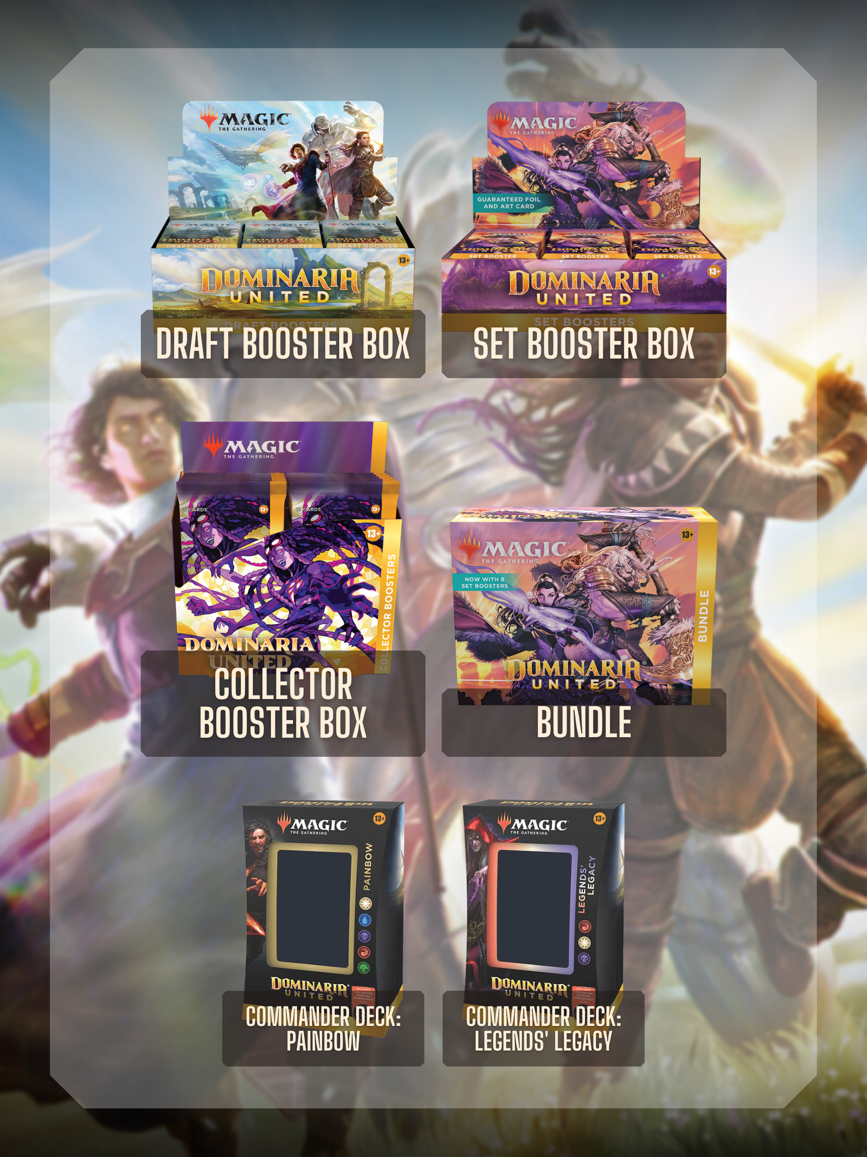 MTG: Dominaria United Booster Box Preorder! — Game Universe